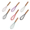 1PC Cuisine Silicone fouet non glisser Easy Egg Beater Beat Milk frother Kitchen Ustens Kitchen Silicone Egg Beater Tool