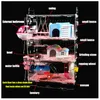 Acrylhamster Cage House Acryl kleiner Haustier Cage Clear Overgizes Villa -Meerschwein