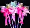 LED Light Sticks Clear Ball Star Shape Flashing Glow Magic Wands pour l'anniversaire de mariage décor de fête rose bleu violet 20pcs / lot