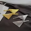 Designer Hair Clip Cute Girls Gift Pink Hairclips Brand Luxury Hair Jewelry New Autumn Black White Metal Hair Accessories Classic Triangle Headwear