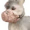 中程度の大きな犬用の屋外アンチエーティング犬の銃口調整可能なマスクゴールデン抵抗性ラブラドールアクセサリーマスコタ用品