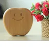 Curl Souvenir Container Deciduous Teeth Saver Memory Boxes for Child Kids Baby Tooth Keepsake Box Holder Wooden First Tooth