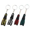 Diver Fin Key Chain Key Ring Diving Theme Keychain Keyring Charms