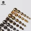 WUTA 50set Pure Copper Mushroom Nail Brass Round Domed Rivets Studs Decorative Rivets For Clothes Bag Shoes Leather Craft