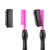 Hårrätare Flat Irons rätning Borste Uppvärmningskam Hår Rak Styler Korrugering Curling Iron Hair Curler Comb 240408