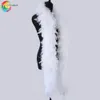 90Gram White Turkey Chandelle feather Boa Natural feathers Scarf For Wedding Party Shawl Clothing Accessory 2Yards