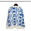 #6 Sweater Franse modeontwerper Cardigan trekt shirts winter mannen dames high street gebreide jumper hoodie gebreide sweatshirts 0102