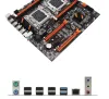 Motherboards Yejia x79 Dual Cpumotherboard LGA 2011 EATX Hauptbrett USB3.0 SATA3 PCIE 3.0 16x NVME M.2 SSD Support Xeon Processor