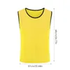 Gilet d'entraînement en football respirant pour le gilet d'entraînement accrocheur léger du childerne pour l'entraînement sportif de groupes d'enfants