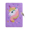 A5 Plux Unicorn Notebook avec verrouillage mensuellement hebdomadaire quotidien de planificateur de planifications journaux note de parenthèse de planificateur.