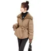 2022年の女性の冬の短い香り、新しいウエストスタイルのスリムでスタイリッシュな小さなジャケット