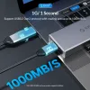 Kapsling orico verktyg gratis aluminium m2 sata ssd fodral sata 6gbps nvme 10gbps pcie typ c m.2 ssd kapsling bm nyckel fast tillstånd drive fodral