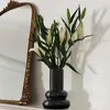 Вазы украшения ваза оригинальный современный стол уникальный керамический орнамент круглый европейский минималистский черный декор jarrones jarrones