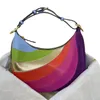 Totes Crescent Colorful Underarm Colored Shoulder Bag