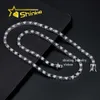 Wholesale Factory Price 2mm 3mm 4mm 5mm Vvs 925 Sterling Silver Vvs White and Black Moissanite Diamond Tennis Chain Bracelet