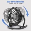 Gadgets Mini USB DC 5V Cooler Desk Fan 180Degree Rotatable Fan Summer Fashion Portable Desktop Cooling Fans for Notebook Laptop Computer