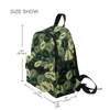 2021 NUOVI simpatici borse da scuola per bambini simpatici Kidpack Kidergarten Children Girls Boys School Bag Camuflage con borsa per labbra da bacio verde