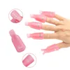 10 Pcs Nail Clip Nails Gel Removal Nail Tips Clips 3 Colors Nail Plastic Wrap Gel Polish Remove Nail Cap Clips Nail Art Tools #3