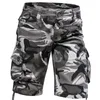 Zomer shorts Heren Trend Camouflage Overalls Baggy Casual Outdoor Sports Half broek Side Pocket katoen comfortabele shorts 240410