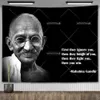 Chief Gandhi Flag Citat Banner Wall Decor Tapestry Gandhis Trap House Meme Tapestry Eesthetic Yoga Mats sovrumsdekoration