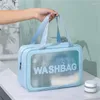 Storage Bags Large Capacity Makeup Bag High Appearance Level Travel Portable Waterproof Handheld Bathroom Organizer