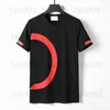 designer brand mens t-shirts classic t shirts summer london england striped plaid grid simple round neck patchwork Solid color black white tee tops mix style 3XL