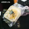 Lbsisi Life 50stcs handgemaakte cookiekages Mooncake Packing Candy Biscuit Eid Yolk Crisp Bag voor Mid-Autumn Festival Decoratie