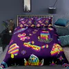 Copertina di piumone giocattolo colorato divertente brischi da letti con federe per bambini per bambini adolescenti per ragazzi decorazioni per la camera da letto