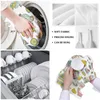 Teapot Pastry Fruit Teacup Flowers Microfiber Cleaning Cloths Hand Towels Dishcloth Utensils For Kitchen House Things Wipe Towel