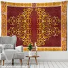 Mandala tapis motif tapissery mur suspendu boho esthétique salle tapiz hippie art décor tissu tissu