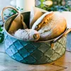 Metall Aufbewahrung Brotkorb Skandinavische Vintage Elegant Food Desk Storage Organizer Dekor Obstkorb Hausdekoration Weihnachtsgericht