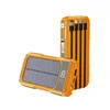 Solar Power Bank mit Kabelleuchten tragbarer Ladegerät Powerbank für iPhone 15 14 Samsung S22 Xiaomi Mobiltelefon Akku 20000mah