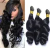 Micro mini Braiding Bulk Hair Unprocessed Mongolian Loose Wave For Braids No Attachment Human Hair Bulks6814430