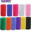 Aolikes 6 PCs/Los Yoga Volleyball Tennis Schweißband -Armband -Unterstützung Klammer Schweißbänder Zweetband Pols zum Laufen