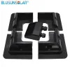 5pcs /set Black White ABS Solar Bracket Panel Mounting System for Caravan Motor Boat Yacht Home RV Motorhome UV-resistant