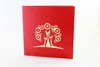 Christmas gift Tree 3D pop up greeting card / handmade gift Free shipping