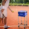 Tennis Training Device Cart Bevorderde hoogte tennisbal Opbergdoos 160 PCS Softbal Baseball Baseerbare mand opslagbassin