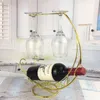 Yomdid Creative Metal Wine Rack Hängande vinglashållare Bar Stand Bracket Display Stand Bracket Decor