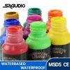 Sagud acrilico aerografo inchiostri opachi per hobby modello, scarpe, pelle facile da pulire a base d'acqua 32 colori 100 ml/bottiglia vernice