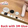 Door Stopper Cabinet Rubber Silicone Pads Transparent Black Furniture Fittings Self-Adhesive Drops Dampers For Kitchen Hardware