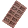 Betongbrev silikonformar gipsnummer silikon mögel betong kapital bokstav gipsformar små bokstäver digitala formar