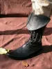 Średniowieczne cosplay mężczyzn pu buty rycerz pirte retro koronka w górę archer cosplay kostium renesans gotycki steampunk buty fantazyjne