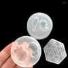 Baking Moulds Crystal Silicone Mold Handmade Drop Glue Chubby Head Goldfish Lollipop Snowflake Decoration