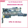 Scheda madre 6050A2560201MBA03 con taccuino CPU I54th Gen Mainboard per HP Elitebook 840 G1 850 G1 Laptop Tested OK