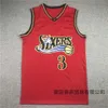 Basketball Jersey Summer Jersey Jersey pour Ers Taille Iverson Basketball Sports Trainage Sports Jersey Men S Tank Top Set ET