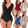 Frauen Badebekleidung großartige Frauen Badeanzug Schlanker fit Strandbekleidung enge Taille Sommer Monokini Lady