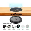 Chargers 40mm Invisible Wireless Chargers Induction QI Charger Under Table Hidden Long Distance Wireless Charger Base for iPhone Samsung