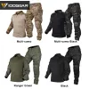 IDOGEAR Hunting Clothes camouflage uniform Gen3 Tactical Combat BDU clothes Sport Paintball Multi-camo Black Clothing 3001