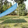 Blanc Blanc Stripe Sun Shade Net Garden Enclosure en maille Balcon Couvre de clôture écran de confidentialité