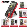 ANENG SZ08 Digital Multimeter Ultra-Thin Storage Professional Multimetro Auto Voltmeter AC DC 220V Motstånd Handhold Testare